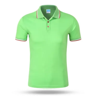 Men Business Casual Stripe Plus Size Short Sleeve Lapel POLO Shirt