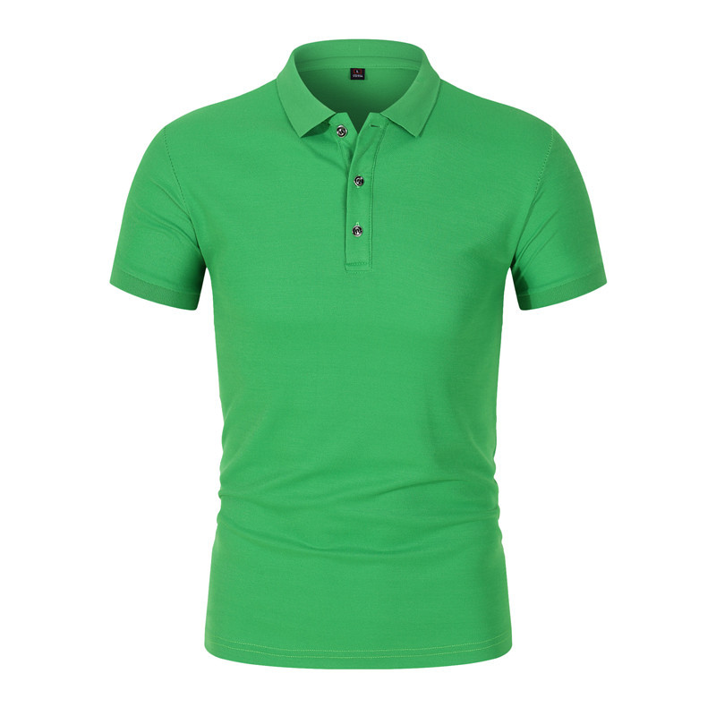 Wholesale Men Business Casual Solid Color Short Sleeve Lapel