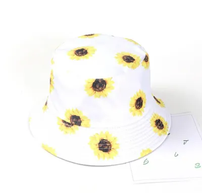 Fashion Personalized Printed Double-Sided Wearable Sunscreen Bucket Hat