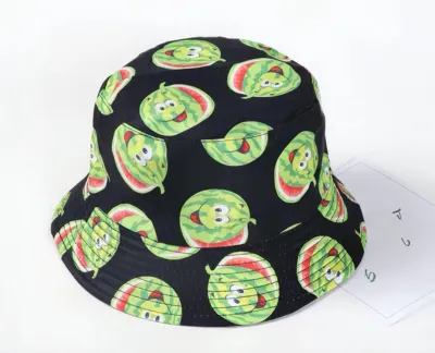 Fashion Personalized Printed Double-Sided Wearable Sunscreen Bucket Hat