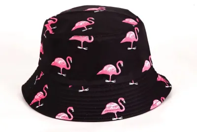 Fashion Personalized Printed Double-Sided Wearable Sunscreen Bucket Hat