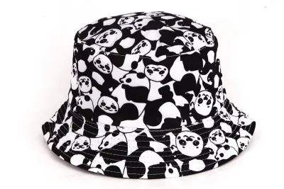 Fashion Personalized Printed Double-Sided Wearable Sunscreen Bucket Hat
