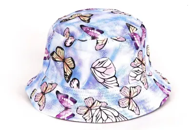 Fashion Personalized Printed Double-Sided Wearable Sunscreen Bucket Hat