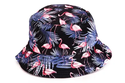 Fashion Personalized Printed Double-Sided Wearable Sunscreen Bucket Hat