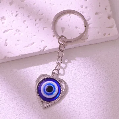 Vintage Evil Eye Alloy Keychain Bag Hanging Ornaments