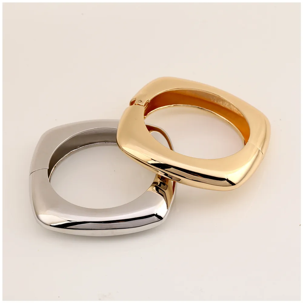 Women Fashion Simple Personality Square Alloy Bracelet