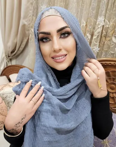 Women Fashion Casual 180x90cm Solid Color Cotton And Linen Hijab Scarf