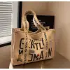 Black Letter Shoulder Bag