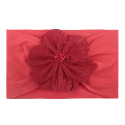 Kids Unisex Cute Flower Plaid Nylon Hair Band