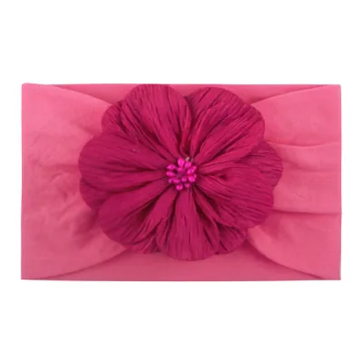 Kids Unisex Cute Flower Plaid Nylon Hair Band