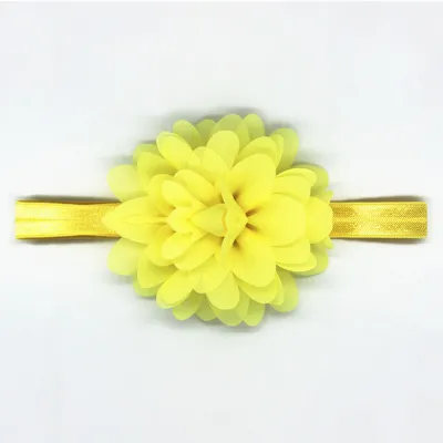 Kids Unisex Cute Plaid Flower Hair Band