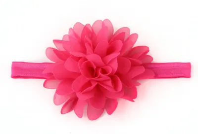 Kids Unisex Cute Plaid Flower Hair Band