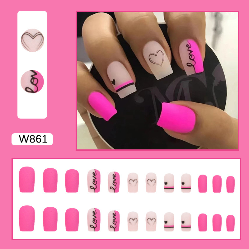 Wholesale Valentine'S Day Girl Barbie Pink Square Long