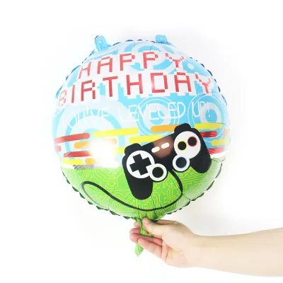 Happy Birthday Aluminum Decorative Ball