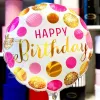18 Inch Gold Wave Birthday
