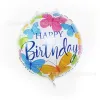 18 Inch Multicolor Butterfly Birthday