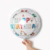 18 Inch White Car Birthday