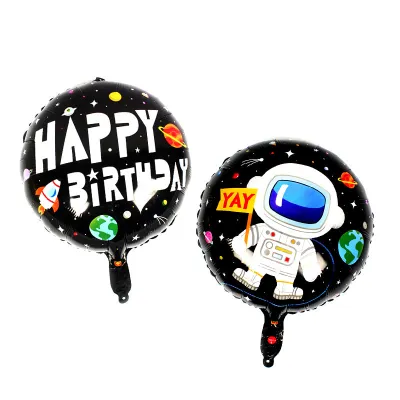 Happy Birthday Aluminum Decorative Ball