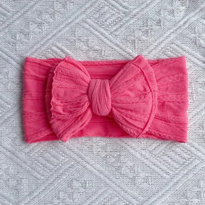 Kids Unisex Cute Cloth Bow Headband Hair Band