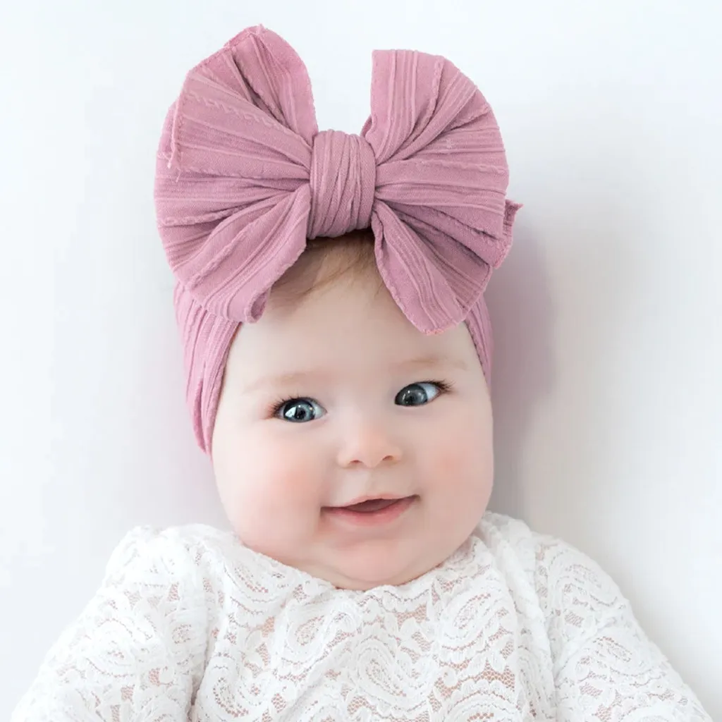 Kids Unisex Cute Cloth Bow Headband Hair Band