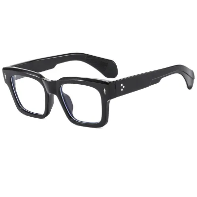 Men Fashion Simple Small Frame Leopard Sunglasses