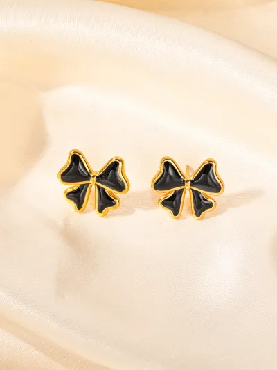Women's Fashion Multicolor Butterfly Pearl Drop Earrings