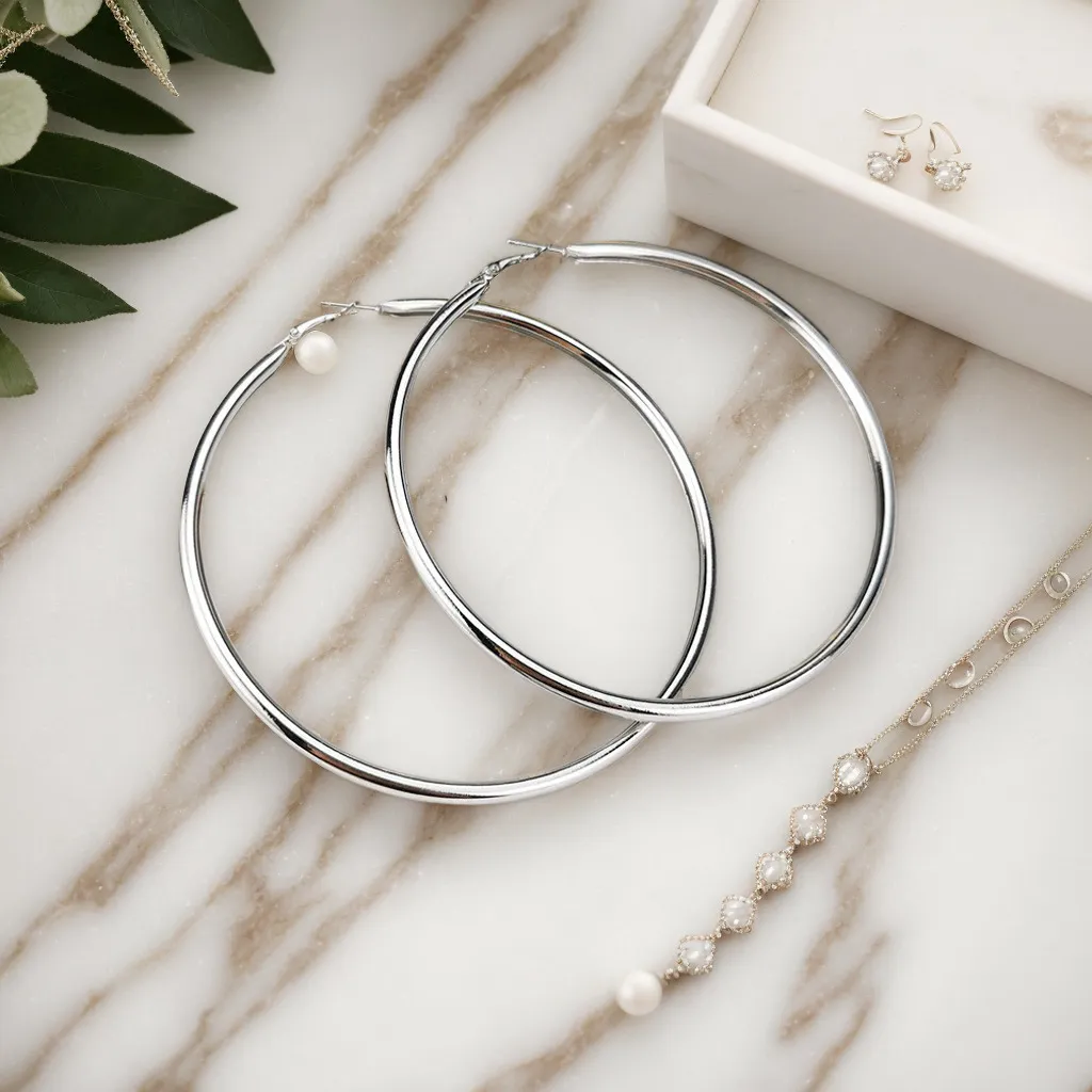 Fashion Exaggerated Simple Big Circle Earring