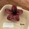 8Cm Frangipani Grape Red