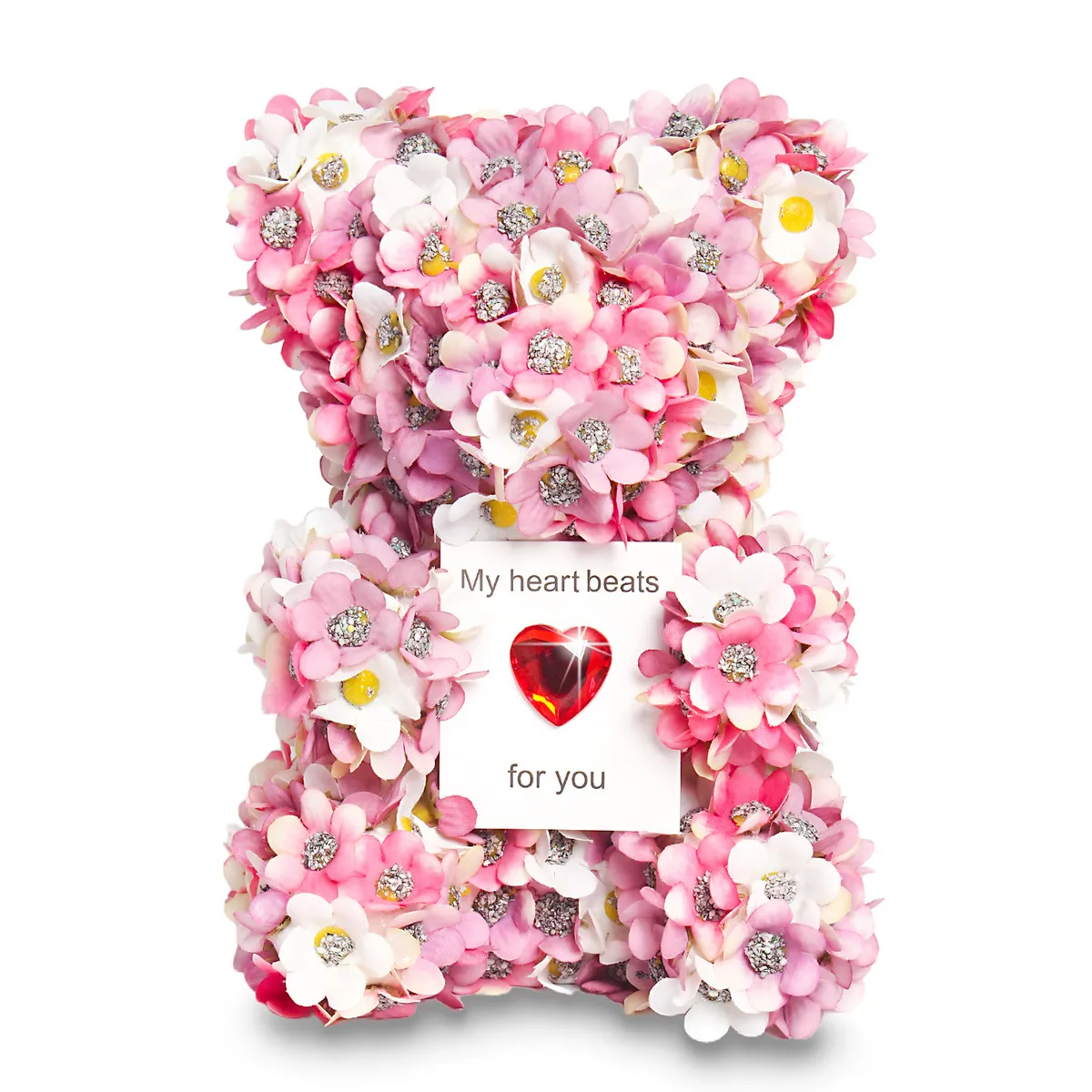 Valentine'S Day Simulation Rose Bear European Style