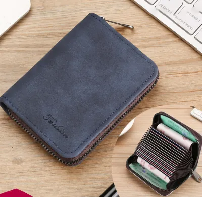 Fashion Solid Color Multi-Card Large Capacity Card Bags Wallets