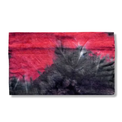 Women's Tie Dye Bohemian Plaid Sport Yoga Wide Headband