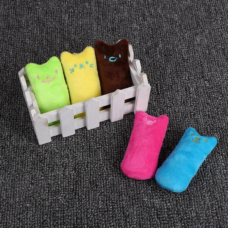Fashion Cute Expression Thumb Cat Plush Pet Toy
