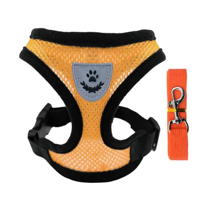 Pet Dog Nylon Outdoor Reflective Traction Rope Collar Clothes