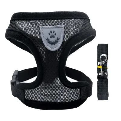 Pet Dog Nylon Outdoor Reflective Traction Rope Collar Clothes
