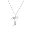 White Gold Style D Necklace