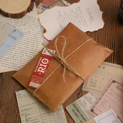 Retro Creative Kraft Paper Envelope Western Stationery