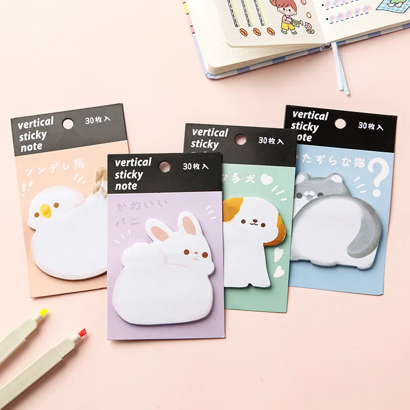 Fashion Cute Cartoon Animal Post-It Sticky Notes Index Paper