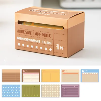 Fashion Creative Multi-Functional Boxed Pull-Out Post-It Notes Sticker Lovable Wind
