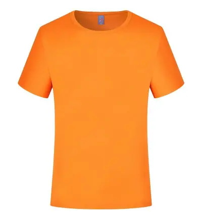 Solid Color Quick-Dry Crewneck Short Sleeve T-Shirt for Men