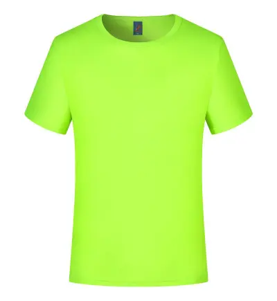 Solid Color Quick-Dry Crewneck Short Sleeve T-Shirt for Men