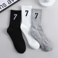 Men Simple Casual Sweat-Absorbing Non-Slip Mesh Breathable Socks