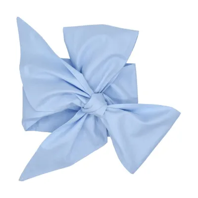 Newborn Cotton Swaddling Towel with Bow Decorative Belt for Kids Accessories