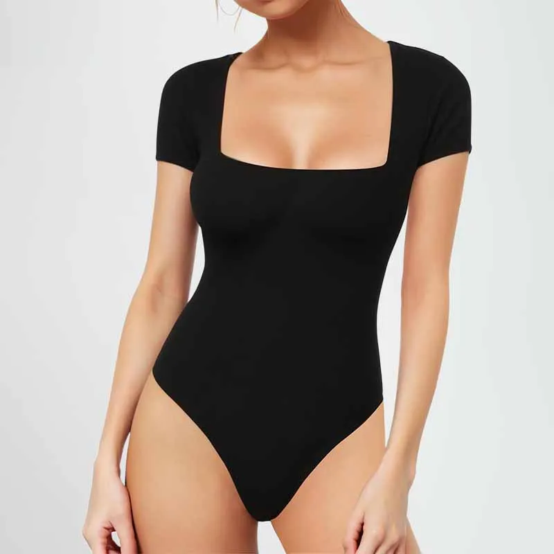Seamless Yoga Bodysuit for Women - Nylon Spandex Tight Fit