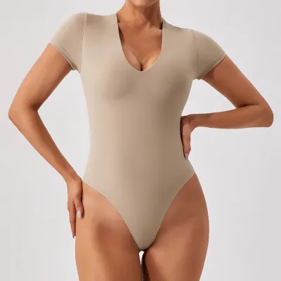 Tight Yoga One-Piece Dance Training Fitness Sports Bodysuit