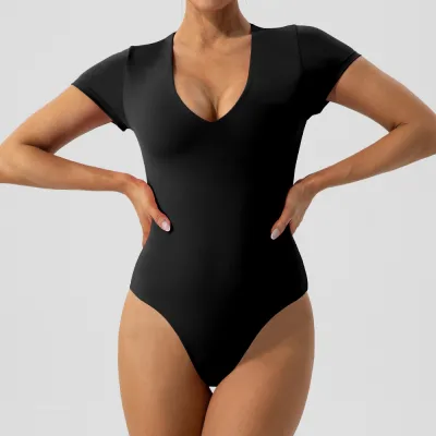 Tight Yoga One-Piece Dance Training Fitness Sports Bodysuit