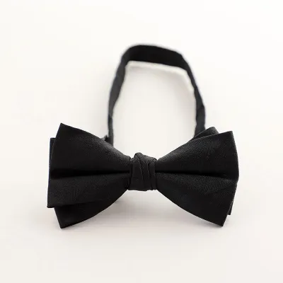 Vintage Classic Black White Red Three Color Bow Tie for Men