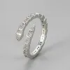 Snake Ring/White Gold