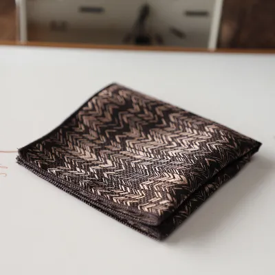 Vintage Men's Polyester Pocket Square Scarf for Banquet