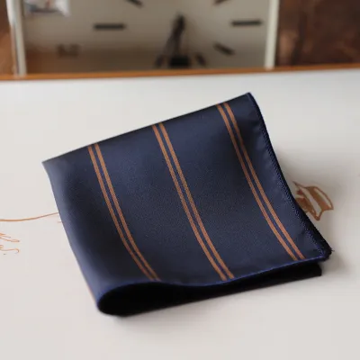 Vintage Men's Polyester Pocket Square Scarf for Banquet