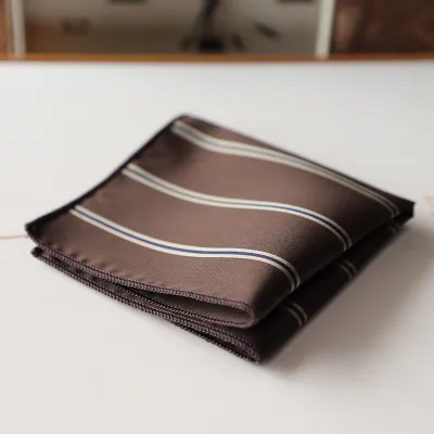 Vintage Men's Polyester Pocket Square Scarf for Banquet